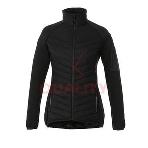 Manteau d'équitation élégant pour femmes créé avec des panneaux extensibles coque de contrôle de l'humidité fermeture sécurisée coutures renforcées vêtements équestres - Product Image 3
