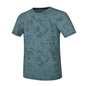 เสื้อยืดวิ่งของผู้ชายใส่สบายแห้งเร็วน้ำหนักเบาชุดออกกำลังกายกลางแจ้งฟิตเนสและวิ่งทุกวัน - Product Image 4