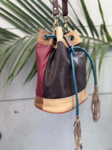 กระเป๋าสะพายคาดลำตัวหนังรีไซเคิลสำหรับผู้หญิงกระเป๋าแฟชั่นสีสันสดใสเป็นมิตรกับสิ่งแวดล้อม - Product Image 3