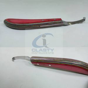 จอบมีดตัดคมด้ามจับไม้เครื่องมือทำจากสเตนเลสมีดกีบม้าปรับแต่งได้ - Product Image 2