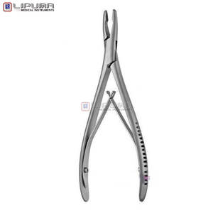 Pinces à gouge manuelles LEMPERT en acier chirurgical inoxydable de 16 cm, pointe droite de 3 mm, MOL ENT, neurochirurgie, clinique, orthopédie, certifiées CE - Product Image 2