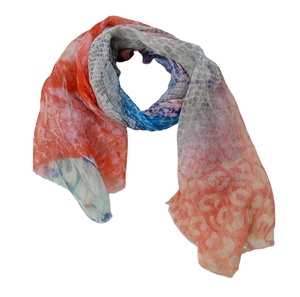 Bufanda larga de último diseñador extremadamente suave con estampado de lino Modal 100% para mujer-Estilo de envoltura digital marino Suministro a granel - Product Image 1