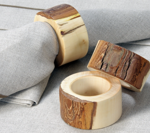 Classique moderne en acier inoxydable rond de serviette accessoires de salle à manger décoration de Table conception torsadée stocké Durable écologique maison - Product Image 6