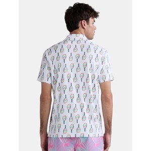 Polo chemises personnalisées décontracté Slim Fit basique conçu coton américain revers décontracté Simple semi-fermeture éclair à la mode marque haut à manches courtes - Product Image 3