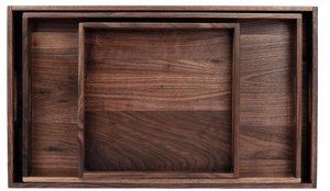 Ensemble de trois plateaux et assiettes à sushi en bois d'acacia en gros plateau à dessert de qualité durable pour la cuisine de restaurant - Product Image 6