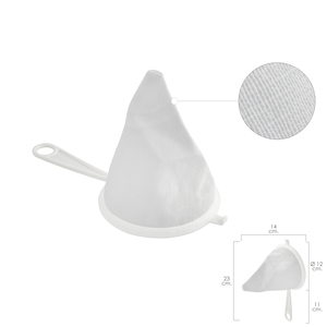 Colino in tessuto flanella con telaio in plastica Ø/ 12 cm. - Product Image 1