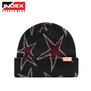 High Quality Unisex Winter Acrylic Warm Knitted Beanie Hats Custom Logo Jacquard Beanies for Men Women Wholesale for Casual - Product Image 6