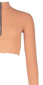 Sweat à manches longues pour femmes respirant automne Streetwear coton lavé polaire Streetwear Crop Sweatshirts - Product Image 5