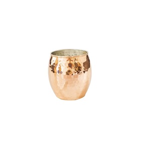 Ensemble de 2 pièces de verre en cuivre pur fini brillant pour l'eau potable à la maison hôtel restaurant utilisation - Product Image 3