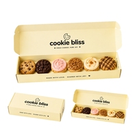 Boîte à biscuits en carton ondulé personnalisée avec logo écologique, emballage alimentaire sûr et personnalisé pour cupcakes et biscuits