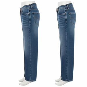 Eco Friendly Washed 100 Percent Cotton Denim <b>Jeans</b> <b>Soft</b> Durable Fabric Classic Fit Casual Wear Everyday Use Blue Denim Pants fo - Product Image 5