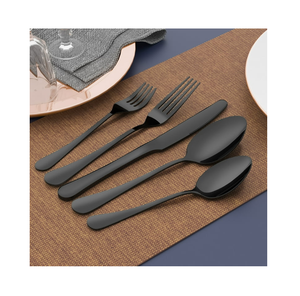 Couverts en acier miroir Cuillère à manger en acier inoxydable élégante à la mode Cuillère à couverts en acier artisanal Vente personnalisée - Product Image 3