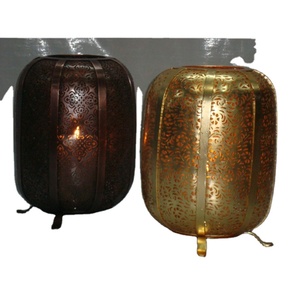 Copper Antique and Gold Plated New Cutwork Design Metal <b>Lantern</b> ,Antique Color Metal Hanging <b>Lantern</b> - Product Image 1