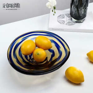 Plato decorativo de estilo europeo para fiesta, plato de dulces, plato de fruta de vidrio - Product Image 4