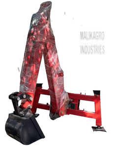 50-100 HP 4WD Agriculture Tracteur à roues avec moteur central et boîte de vitesses Back Hoe Loader - Product Image 5