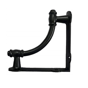 नाज़ीराइट प्राचीन कास्ट आयरन शेल्फ ब्रैकेट विंटेज दीवार माउंट ब्रैकेट अलमारियों के लिए - Product Image 2