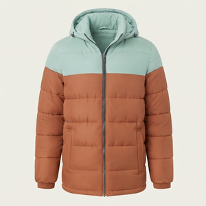 Chaqueta de Plumón para Hombre de la Mejor Calidad para Invierno, Estilo Casual, Impermeable, con Cierre de Cremallera, Precio al por Mayor, Secado Rápido - Product Image 4