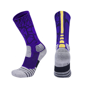 Chaussettes de sport personnalisées avec logo en coton anti-transpiration, coupe par compression, tricot de haute qualité pour équipes ou marques - Product Image 4