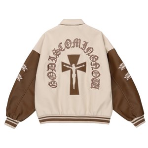 เสื้อแจ็กเก็ตผ้าวูลสำหรับผู้ชาย,เสื้อแจ็กเก็ตตัวแทนขนสัตว์หลอมเหลวดีไซน์กำหนดได้เอง - Product Image 5