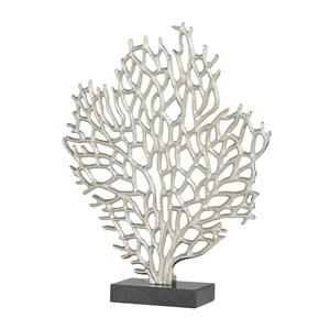 Cette sculpture d'arbre en aluminium haut de gamme rehausse les intérieurs modernes avec des branches artistiques raffinées et un attrait luxueux équilibré. - Product Image 4