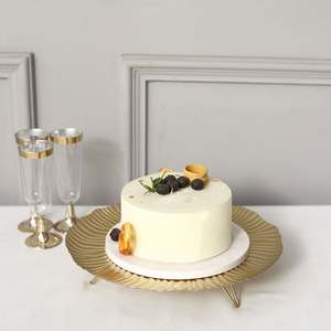 แท่นวางเค้กโลหะนูนสำหรับงานแต่งงานร้านอาหารบ้าน - Product Image 4