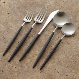Premium Metal Cutlery Set Restaurant Style Metal Cutlery Dining <b>Essentials</b> Quality Heavy Kitchens Flatware Set - Product Image 1