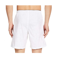Caleçons Boxers Confortables Taille Mi-Haute pour Hommes Adultes 2025 – 100% Coton Véritable, Tissu Tricoté Respirant, Écologique, Teint en Pièce