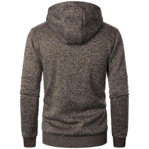Sudadera con Capucha y Cremallera para Hombre de Alta Calidad, 100% Algodón, Color Sólido de Invierno, Colores y Tallas Personalizables OEM, Entrega Rápida, Venta al por Mayor - Product Image 4