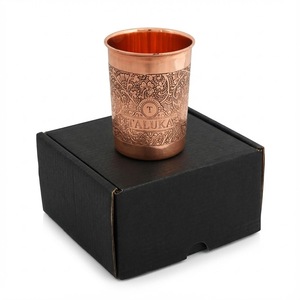 Vaso de Cobre Cooper al por Mayor, Grabado en Relieve, 10 Onzas, para Beber y Servir - Product Image 4
