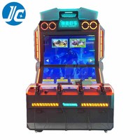 Machine de jeu d'arcade attrayante à monnayeur pour centres de divertissement avec garantie d'un an et prise en charge de la langue anglaise
