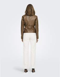 Mode en cuir véritable matelassé respirant couleur personnalisée veste d'hiver pour femmes longueur régulière tenue décontracté prix raisonnable - Product Image 3