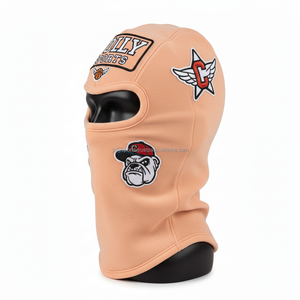 Pasamontañas de Forro Polar Premium para Mujer, Tejido Cálido de 280 GSM, Tono Durazno, Diseño de Panel Único con Logotipo Personalizado Bordado - Product Image 3