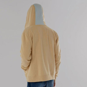 Sudadera con Capucha para Hombre, Diseño de Paneles en Contraste de Color, 100% Algodón, Logotipo Personalizado, OEM, Ropa Urbana, Venta al Por Mayor - Product Image 2