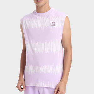 เสื้อกล้ามถักระบายอากาศสำหรับผู้ชายไซส์พิเศษออกแบบโลโก้ได้ตามต้องการ - Product Image 1