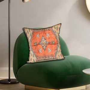 Nature-Inspired Printed <b>Pillow</b> - Modern Vintage Home Decor Accent,8"x8" - 20x20 cm - Product Image 1