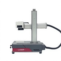 Máquina de Marcado Láser de Fibra Mini de 30W para Grabado Rápido de Metal, Componentes de Hardware, Piezas Industriales y Marcado Permanente