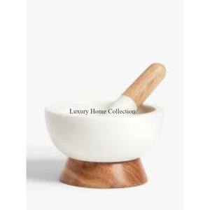 Aluminium Casted Silver Color Pestle and Mortar Shiny Polished Medicines and Other Spices Grinding Tool in Lowest Prices - Product Image 6