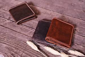 Portefeuille en cuir minimaliste personnalisé pour hommes Porte-cartes de visite LCH-0126 avec porte-monnaie Porte-cartes de crédit - Product Image 4
