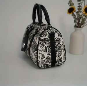 Weekender Duffle <b>Bag</b> for Unisex Business PU <b>Leather</b> <b>Overnight</b> <b>Bag</b> Fashionable Fabric Duffle <b>Bag</b> - Product Image 6