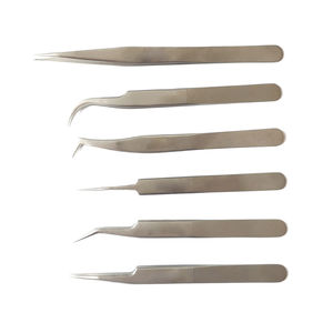 Pinzas de extensión de pestañas de Punta extrafina personalizables más vendidas Acero inoxidable Esd aceptado - Product Image 6