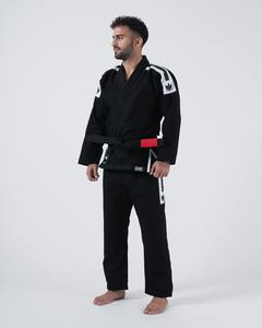 Kimono de Jiu-Jitsu en perle noire de 450 GSM, poids lourd, uniforme de Jiu-Jitsu brésilien BJJ, vêtements d'arts martiaux de haute qualité - Product Image 2