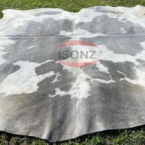 <b>White</b> Full Hide Natural Cow Skins Large Size Genuine Cowhide Rug for Home Decor Handbags Furniture Sofas-Real Leather Cattle - Product Image 5