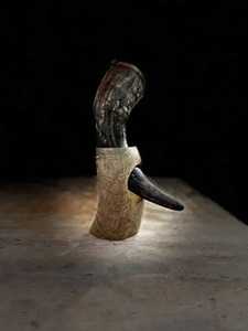 Cuerno para beber vikingo pulido respetuoso con el medio ambiente personalizado de la mejor calidad, artesanías naturales hechas a mano para el hogar, restaurante inspirado en la India - Product Image 4