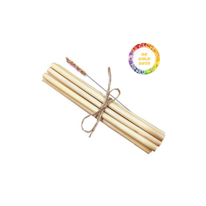 Paja de bambú hecha a mano en Vietnam diseño natural reutilizable para uso doméstico café o viajes al aire libre - Product Image 5