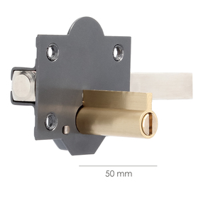 Serratura a cilindro con chiave b-8, 2 lati, 165 mm, cilindro a goccia da 50 mm - Product Image 4