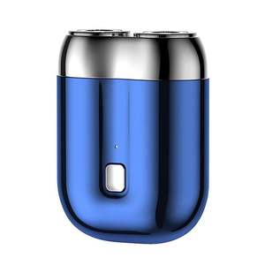 Afeitadora Eléctrica de Doble Cabezal para Hombre, Impermeable IPX7, Recargable por USB, Lavable, Diseño Compacto para Viajes, Repuesto de Afeitadora Rotatoria - Product Image 1