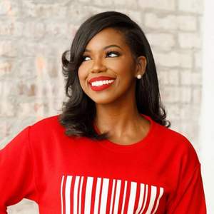 <b>Red</b> Delta Barcode Chenille Crewneck Sweatshirt Premium Fleece Sorority Apparel Greek DST 01131913 Graphic Top - Product Image 2