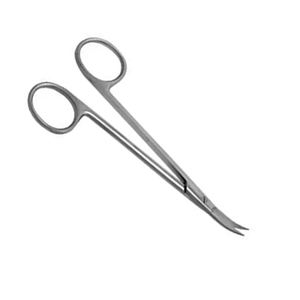 Tijera operativa de la mejor calidad, tijeras quirúrgicas de hoja curva de punta afilada, tijera de sutura de acero inoxidable de 4,7 pulgadas - Product Image 3