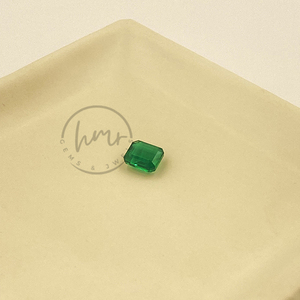 พลอยเทียมธรรมชาติมรกตตัดสีเขียวสดใสพลอยหลวมสำหรับเครื่องประดับที่ดีขายส่ง - Product Image 3