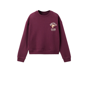 Sweat-shirt à capuche ample à col rond d'hiver de haute qualité 350GSM avec logo personnalisé imprimé à l'écran sur le devant 100% coton pour femmes - Product Image 3